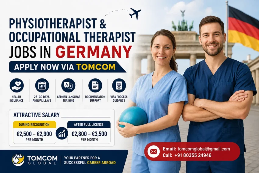 Physiotherapist and occupational therapist jobs in Germany with TOMCOM Global