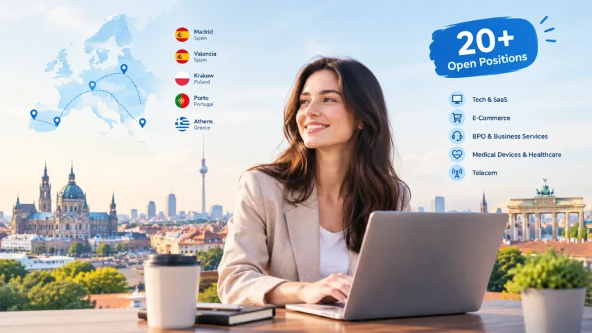 German-speaking job opportunities across Spain, Poland, Portugal and Greece